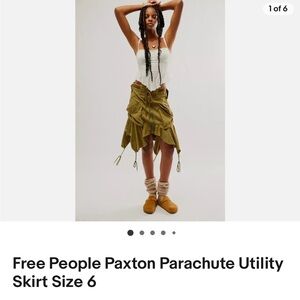 Free People parachute skirt